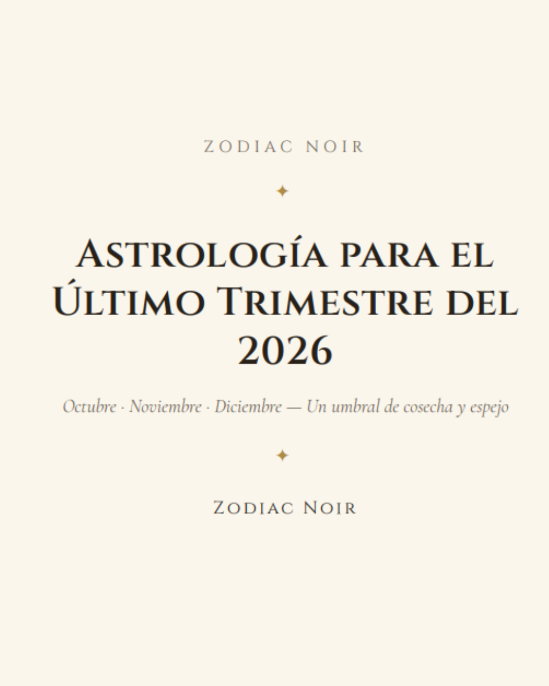 Página interior 1 del libro Astrologia Para el ULTIMO trimestre del 2026