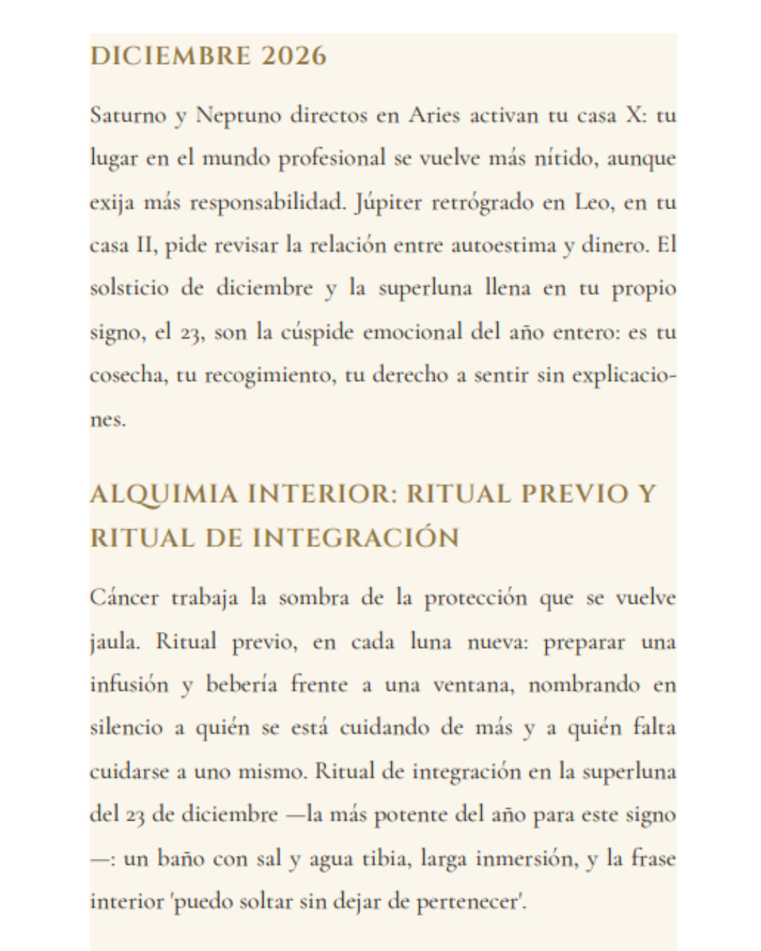 Página interior 5 del libro Astrologia Para el ULTIMO trimestre del 2026