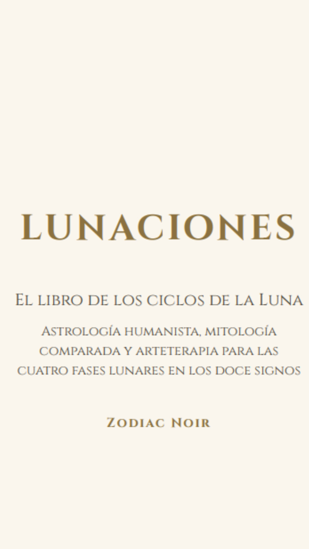 Página interior 1 del libro Lunaciones El libro de los ciclos de la luna