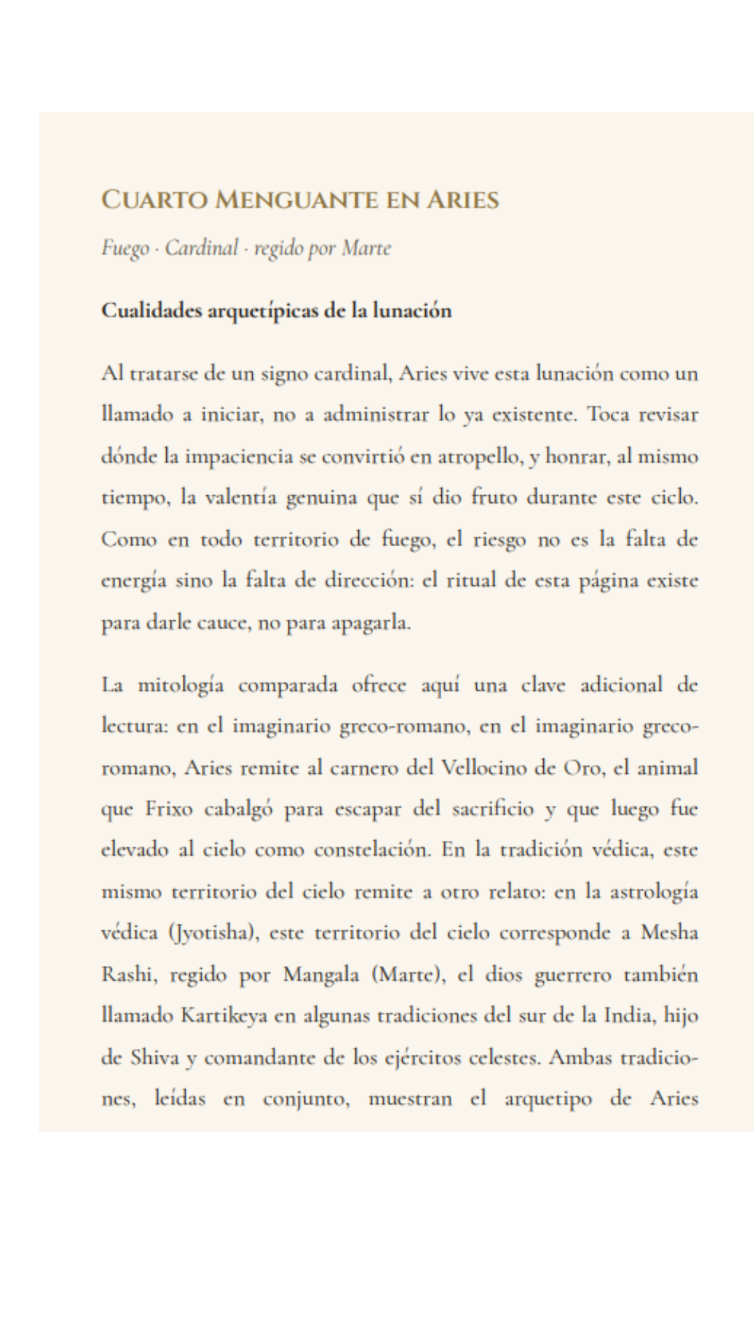 Página interior 6 del libro Lunaciones El libro de los ciclos de la luna