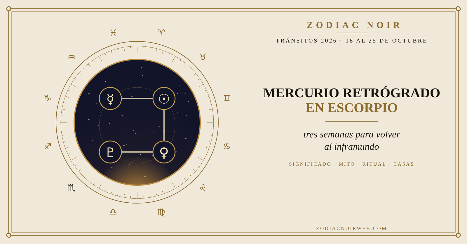 Mercurio retrógrado en Escorpio texto e imagenes descriptivas